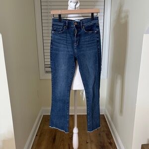 LOFT Dark Blue Straight Leg Jeans